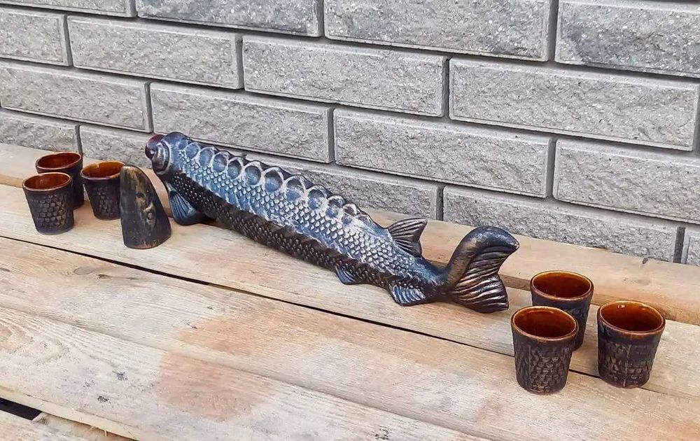 Набор для алкоголя Осетер 0,7 л - оригинальный подарок, сувенир, декор