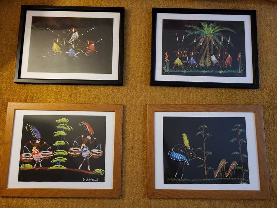 Coleção de 23 Quadros Batik