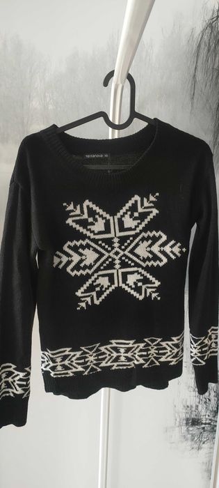 Terranova sweter z motywem świątecznym, XS