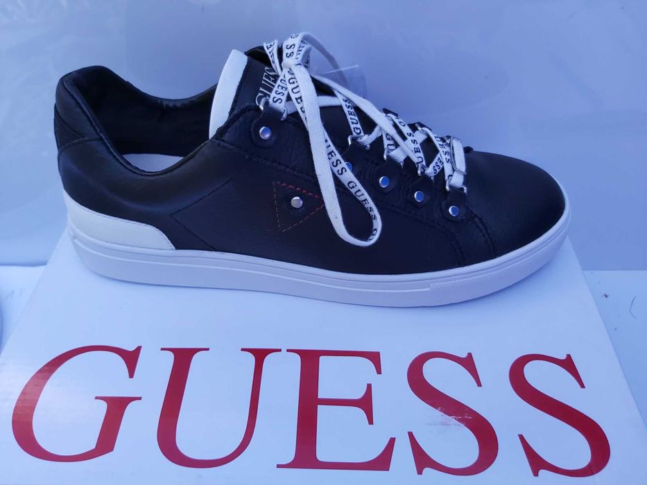 NOWE sneakersy GUESS czarne trampki półbuty 42