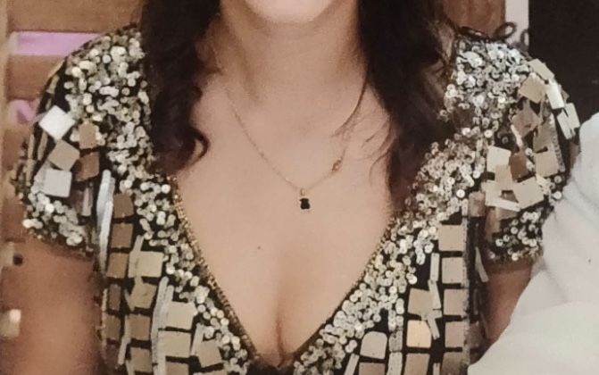Vestido de festa curto