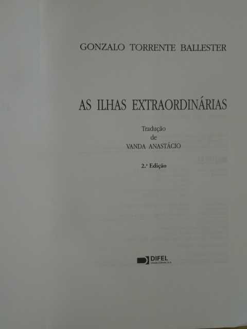 As Ilhas Extraordinárias de Gonzalo Torrente Ballester