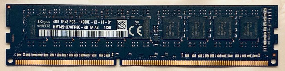 Kit 12GB (3x 4GB) RAM DDR3 ECC Unbuffered 1866MHz (PC3-14900E) – Workstation / Server