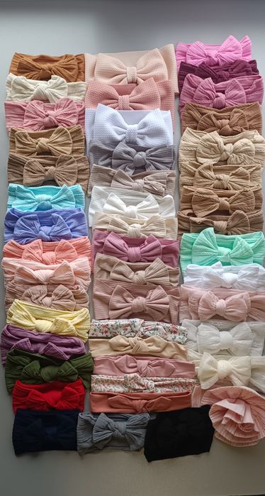 Пов'язки на голову дитячі, бантики, солошки, афробант.