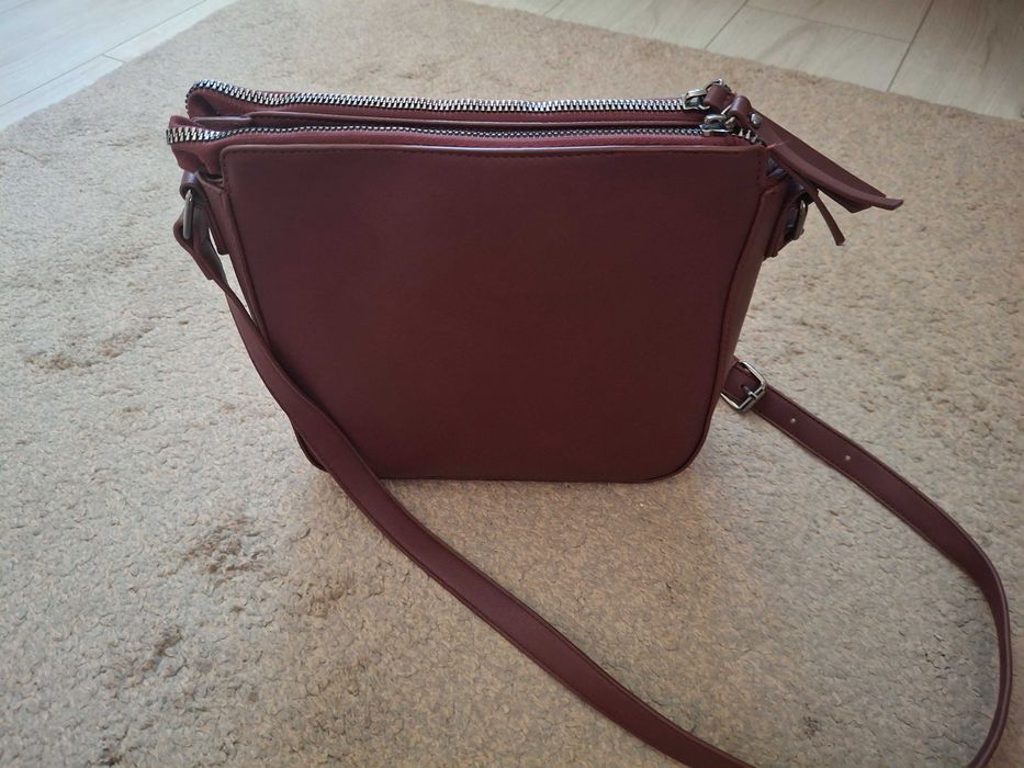 Mała Bordowa torebka