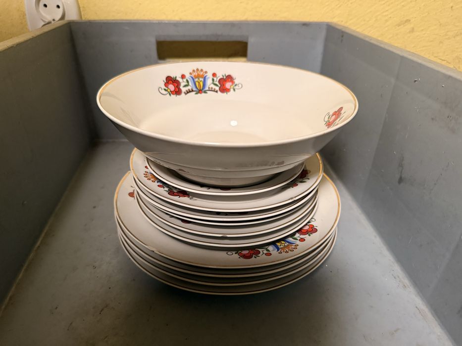 Porcelana Lubiana motyw kaszubski