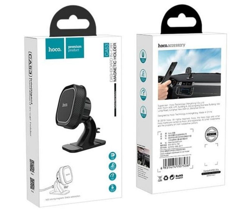 Автодержатель Hoco CA53 магнитный на клейкой основе 360°
