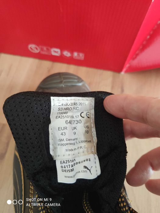 Buty robocze marki Puma