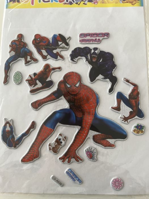 Stickers Spiderman e outros autocolantes