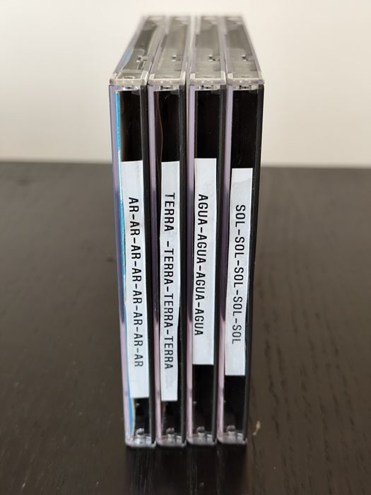 Lote de 4 CDs - Música Instrumental - Sol / Ar / Terra / Água