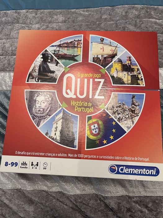 O Grande Jogo QUIZ História de Portugal Clementoni – usado 1x