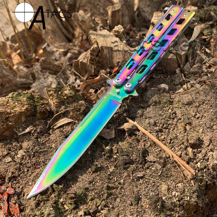 Нож бабочка балисонг/ніж балісонг складной нож хамелеон