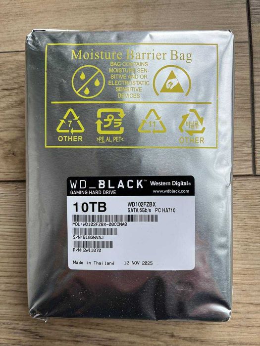 Жорсткий Диск Western Digital Black 10TB SATA III (WD102FZBX)