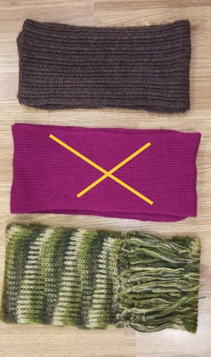 Теплые женские шарфы