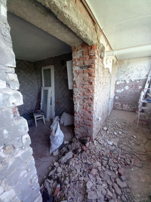 Демонтажні роботи, Штукатурка, стяжка, шпаклівка