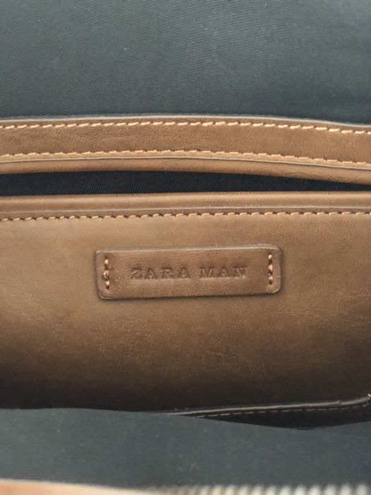 Pasta Mala Homem Escritório Castanha