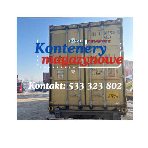 Kontener morski magazynowy 12metrowy używany szczelny 40 HC - PK