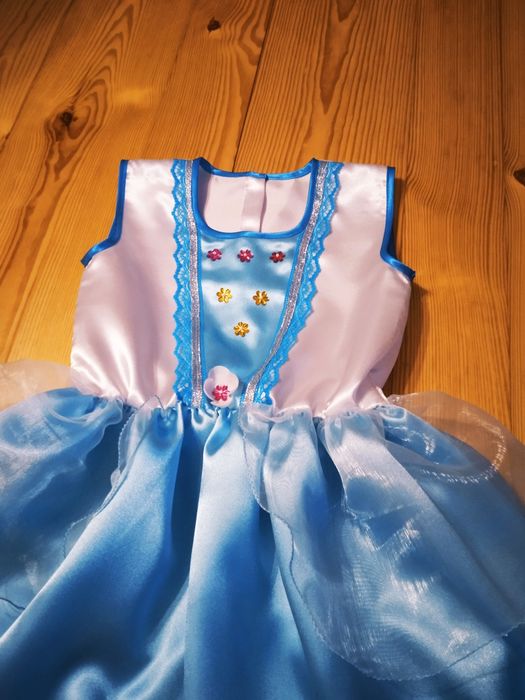 Nowy Strój Elsy 116-122 ELSA Królewna