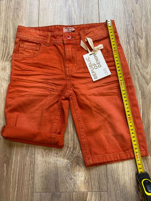 Шорты мальчик джинсовые размер рост 122 6/7 лет  OVS