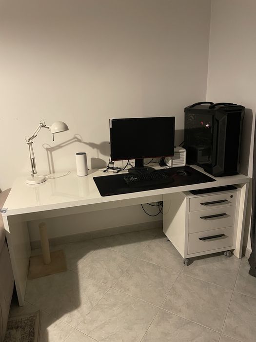 Secreteria de escritorio Stampa de cor branca