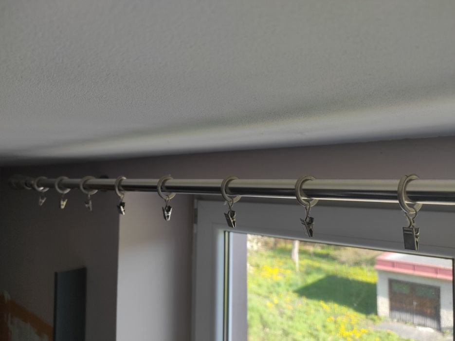 Karnisz srebrny 185cm