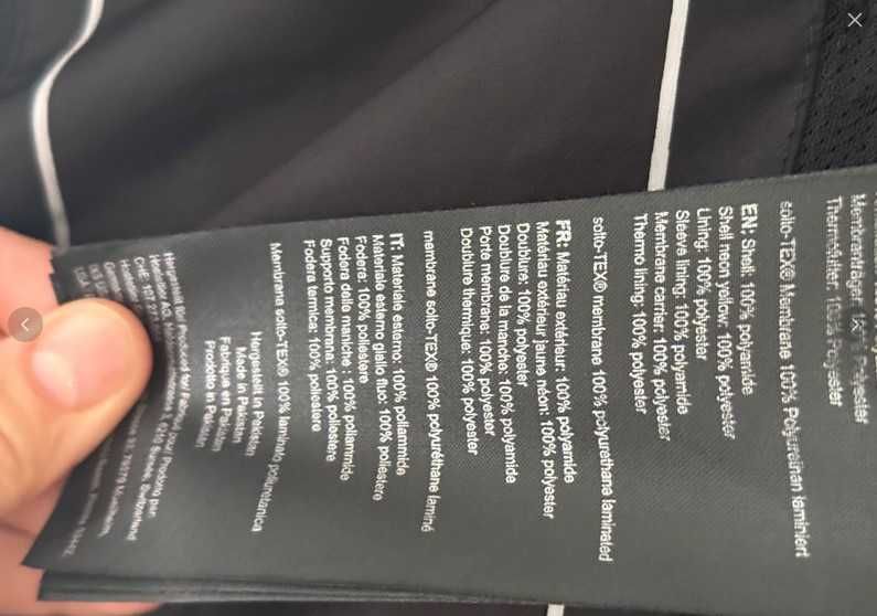 IXS Czarny komplet damski w rozmiarze DS przeciwdeszczowy