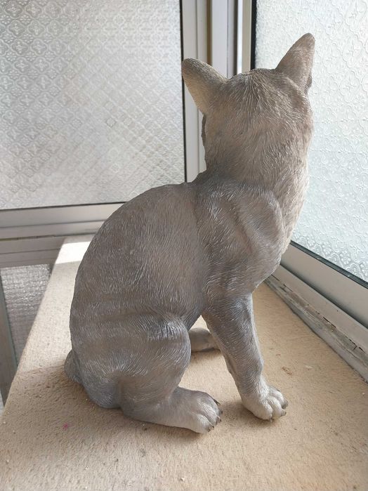 Estátua/estatueta gato amarelo