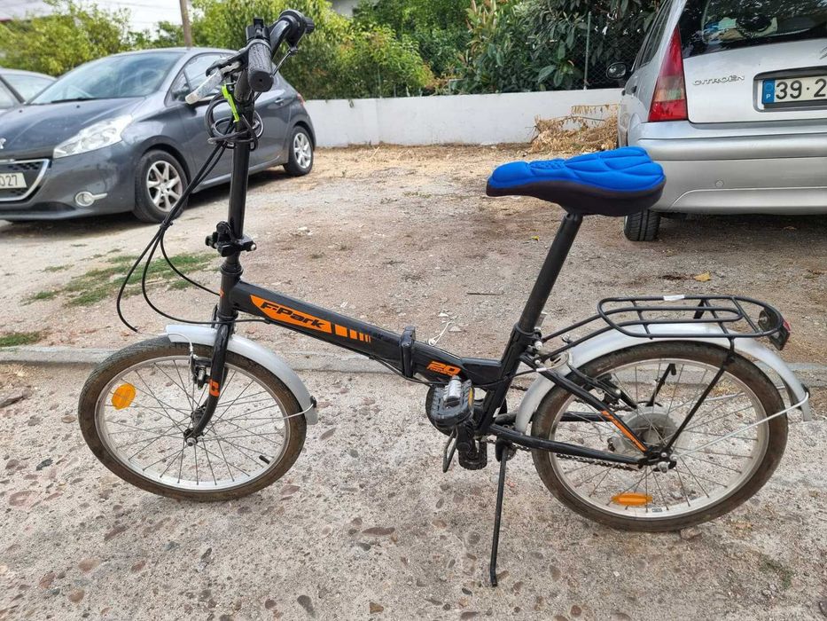 Bicicleta 20" Folding Park - para todas as idades com assento extra comfort -