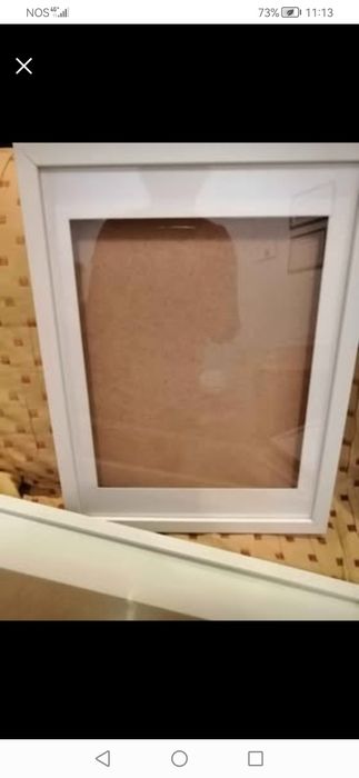 2 Paspatur moldura fotografia madeira preta+Caixilhos para quando.