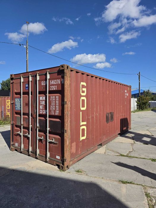 SPRZEDAM Używany kontener morski 20 DV - GWARANCJA SZCZELNOŚCI!