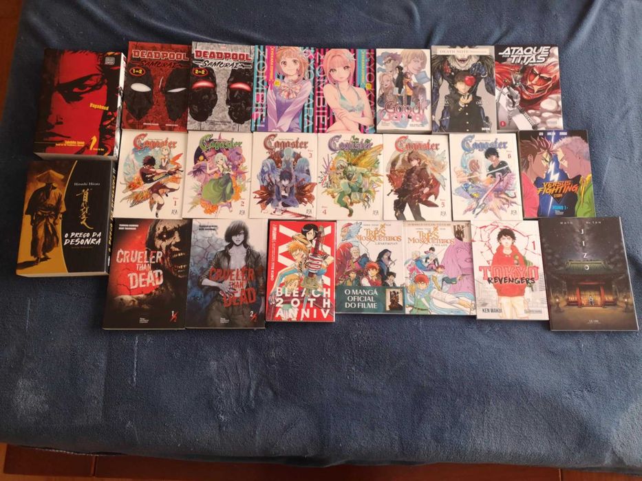 Lote de Mangas Variados (Vagabond, Death Note, AoT e +) – Como Novos