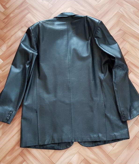 Пиджак кожаный 58р