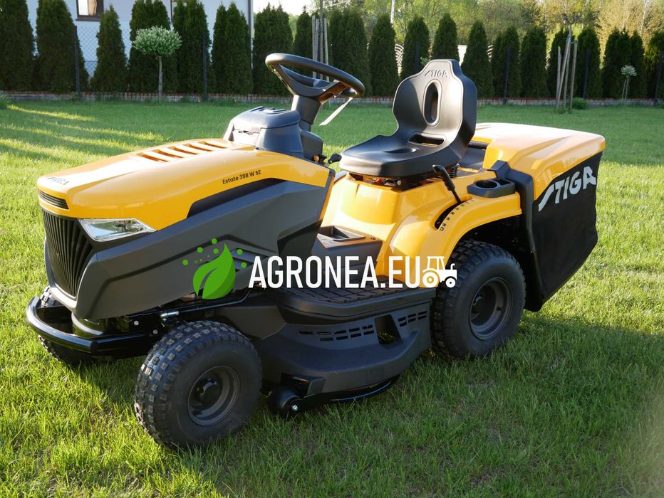 STIGA 398 W 2 cylindry Traktor kosiarka Nowy Gwarancja 36m Dostawa HIT
