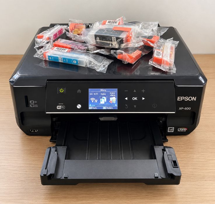 Epson Expression Premium XP-600 – drukarka, skaner, kopiarka - komplet tuszy w zestawie