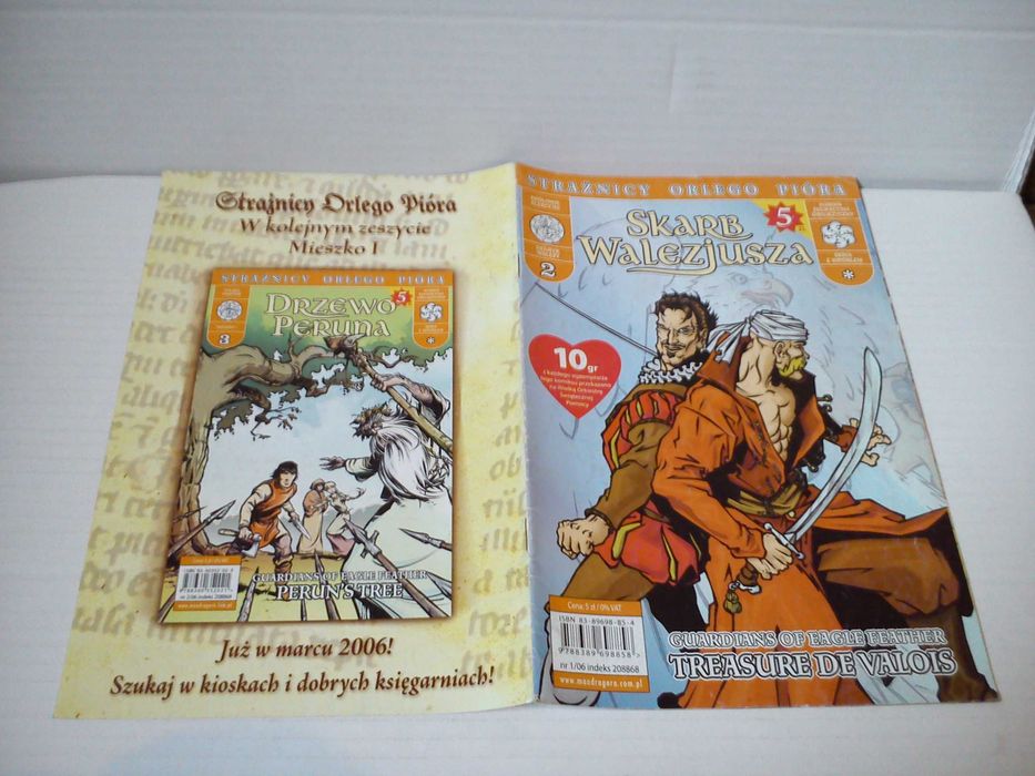 Komiks STRAŻNICY ORLEGO PIÓRA - Skarb Walezjusza Mandragora 2006