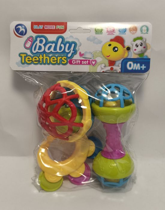 Zestaw grzechotek kolorowych