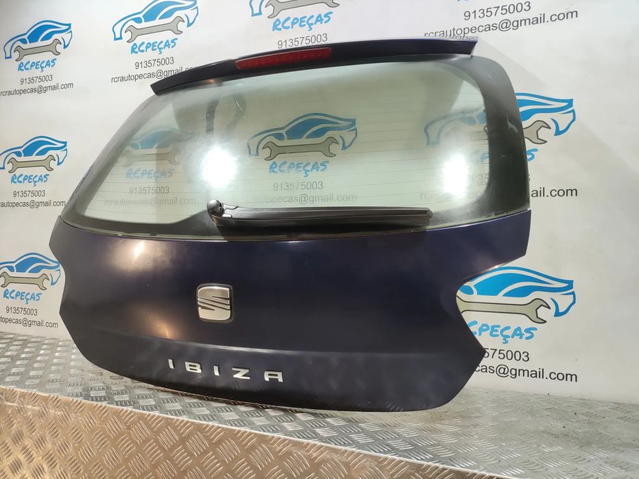 PORTA TAMPA MALA SEAT IBIZA 4 IV 6J 6J4827024A FECHO PUXADOR VIDRO