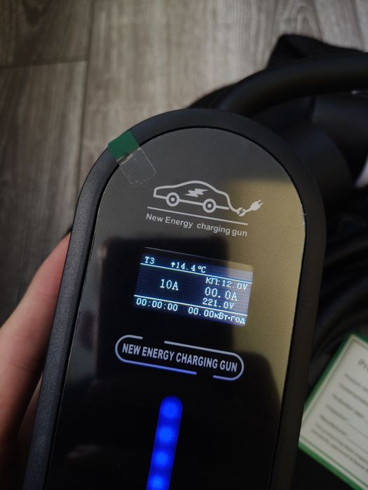 Зарядка New charger 7kw GBT 32A wifi гбт 3 / 5 метрів +32А авто з Китаю розетка, сумка Type 1 Tesla Type 2