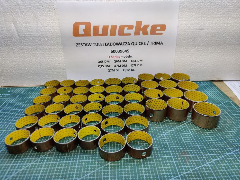 Zestaw tulei ładowacza Alo Quicke  6QM 7QL 8QM Massey Ferguson FL4621