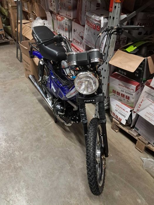 Мотоцикл FORTE ALFA FT110D синій