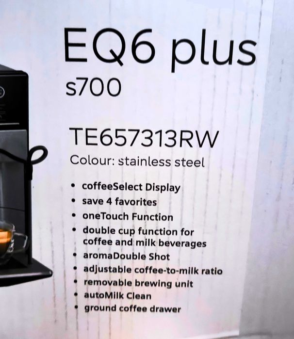 NowyEkspres Siemens EQ.6 Plus s700 – Dowód Zakupu! Model: TE657313RW