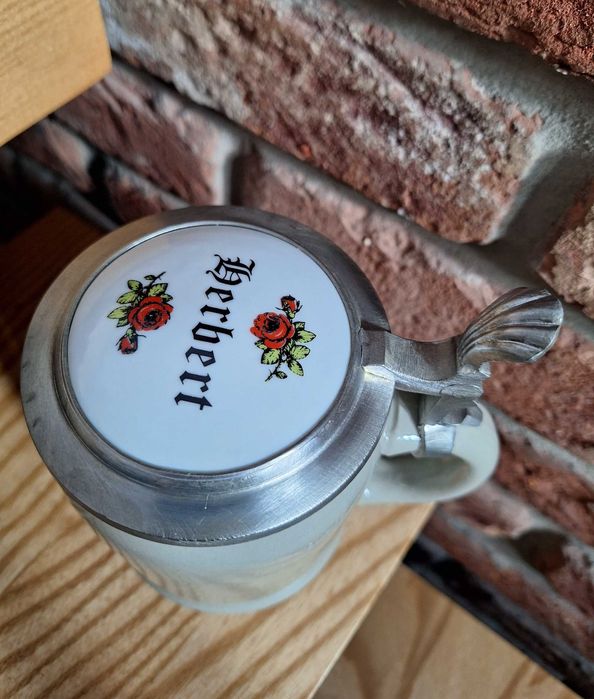 Vintage niemiecki kufel do piwa - Herbert