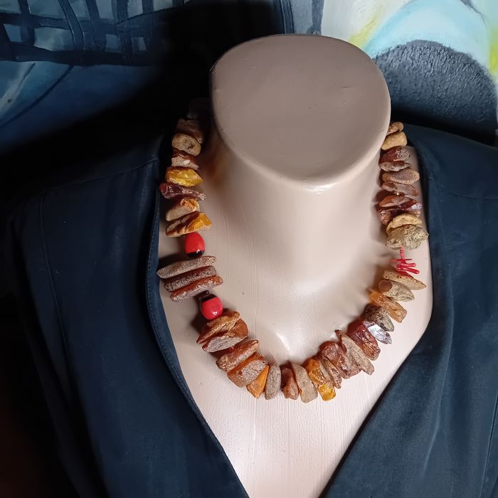 Naszyjnik z bursztynu