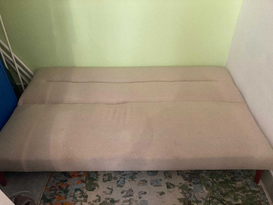 Sofá cama bege 165 de largura