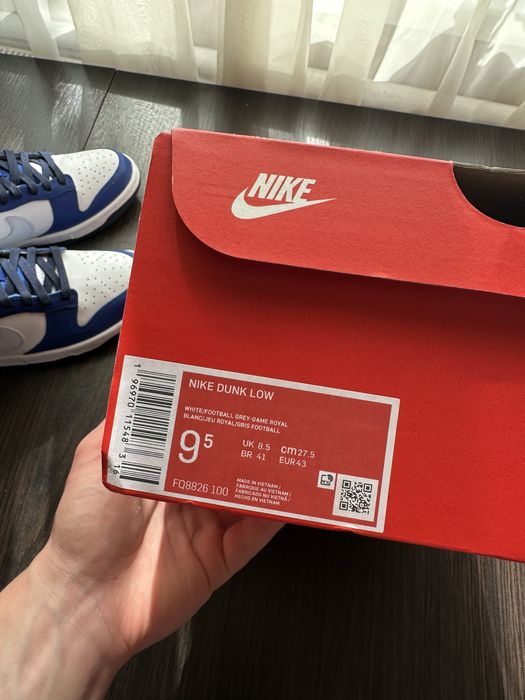 Кросівки чоловічі Nike Dunk Low Розмір 43, Оригінал 100%