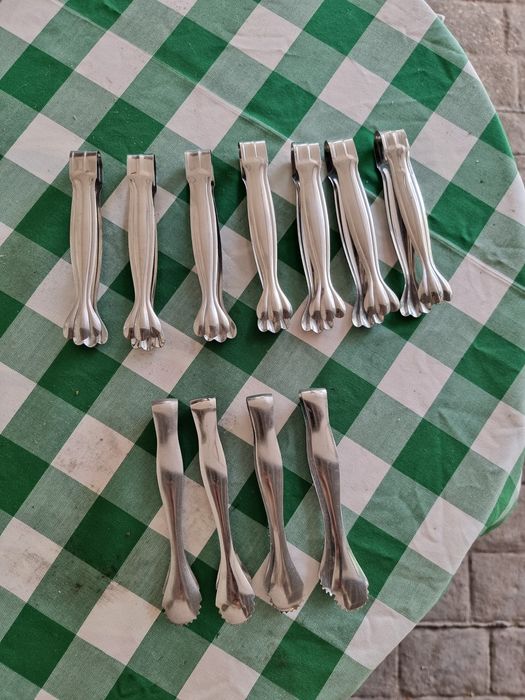11 Pinças de gelo em inox