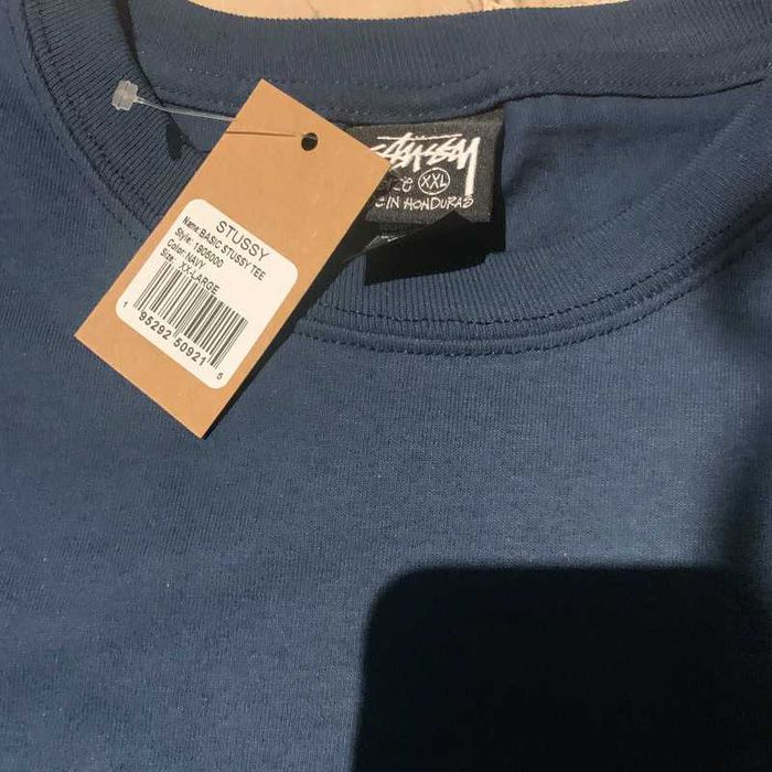 Stussy T-Shirt XXL Azul/Navy 10/10 - Basic Stussy Tee