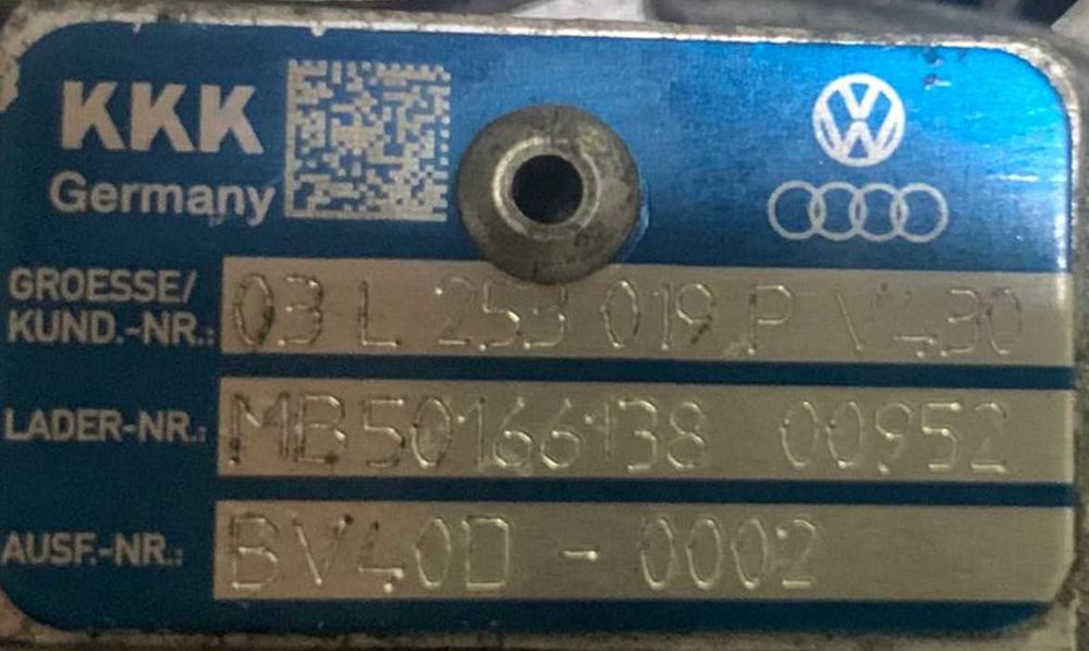 Turbo Original KKK BV40D-0002 – 03L 253 019 P V430