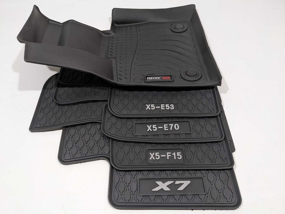 Гумові килимки в салон BMW X5 X7 E53 E70 F15 G05 БМВ Х5 Е70 Е53 Г05 Х7