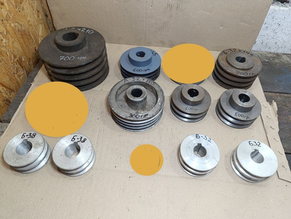 Шків шкіф профіль А, Б, С.